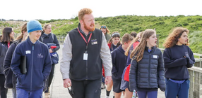 Ranger Scott and Students